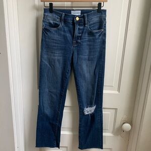 Frame Le High Straight Jeans Size 26